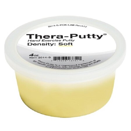 Gf Health Products 4 oz Grafco Exercise Putty, Yellow - Soft 2014-S